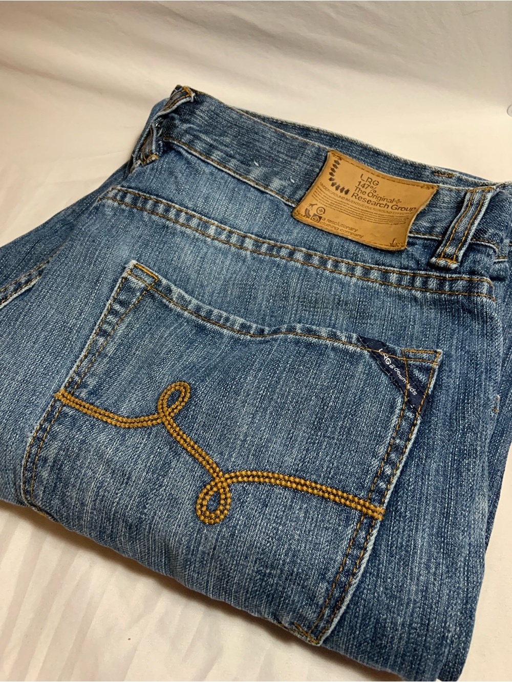 Vintage LRG Men’s Blue Jeans Size 34 100% Cotton